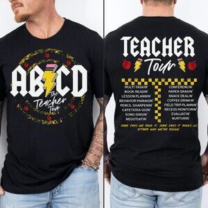 Teacher Shirt, ABCD Teacher Tour Shirt, Back To School Shirt, End of Year Shirt